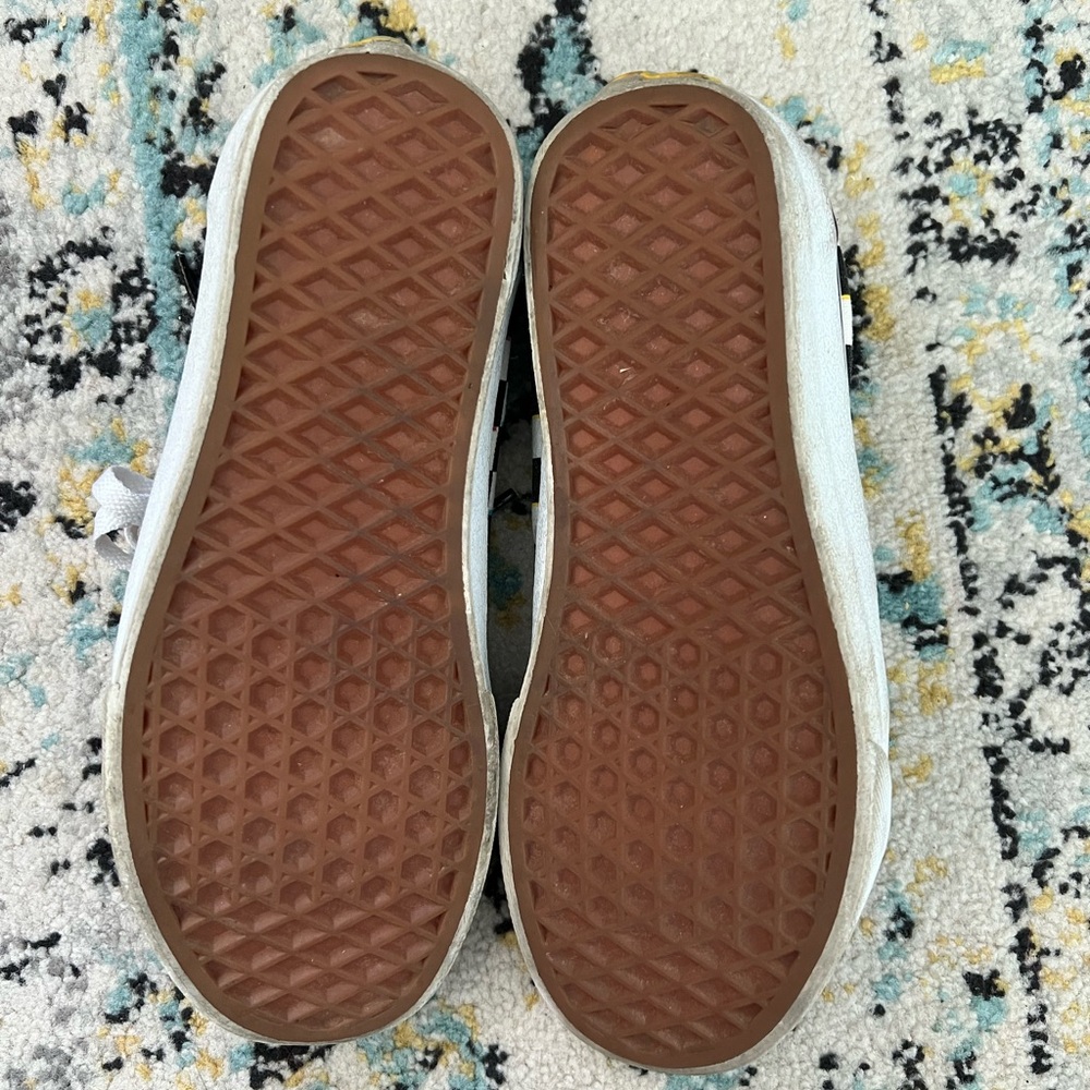 Fun CMYK checkered pattern Vans - Picture 6 of 6